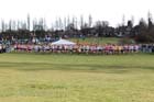 Senior mens start, McCain Inter Counties Cross Country, Cofton Park, Birmingham.